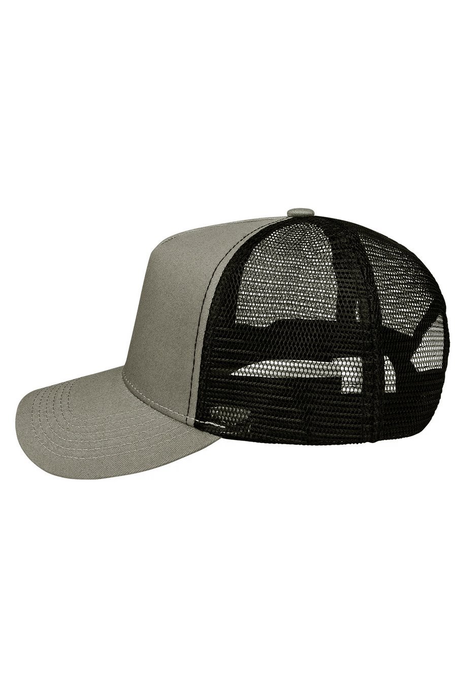 405-5-2-070-002C Пятипанельная двухцветная хлопковая с загнутым козырьком