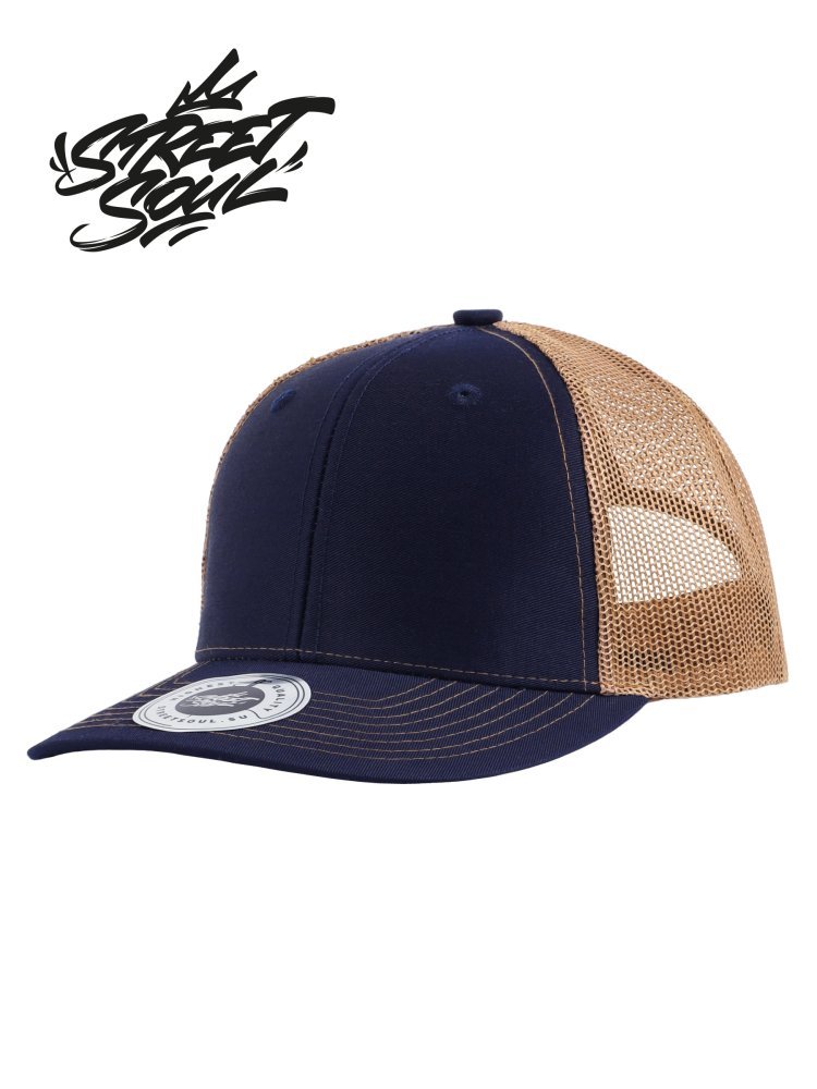 Bejsbolka_s_setkoj_Street Soul_tyomno-sinij_s_gorchichnoj_setkoj-0