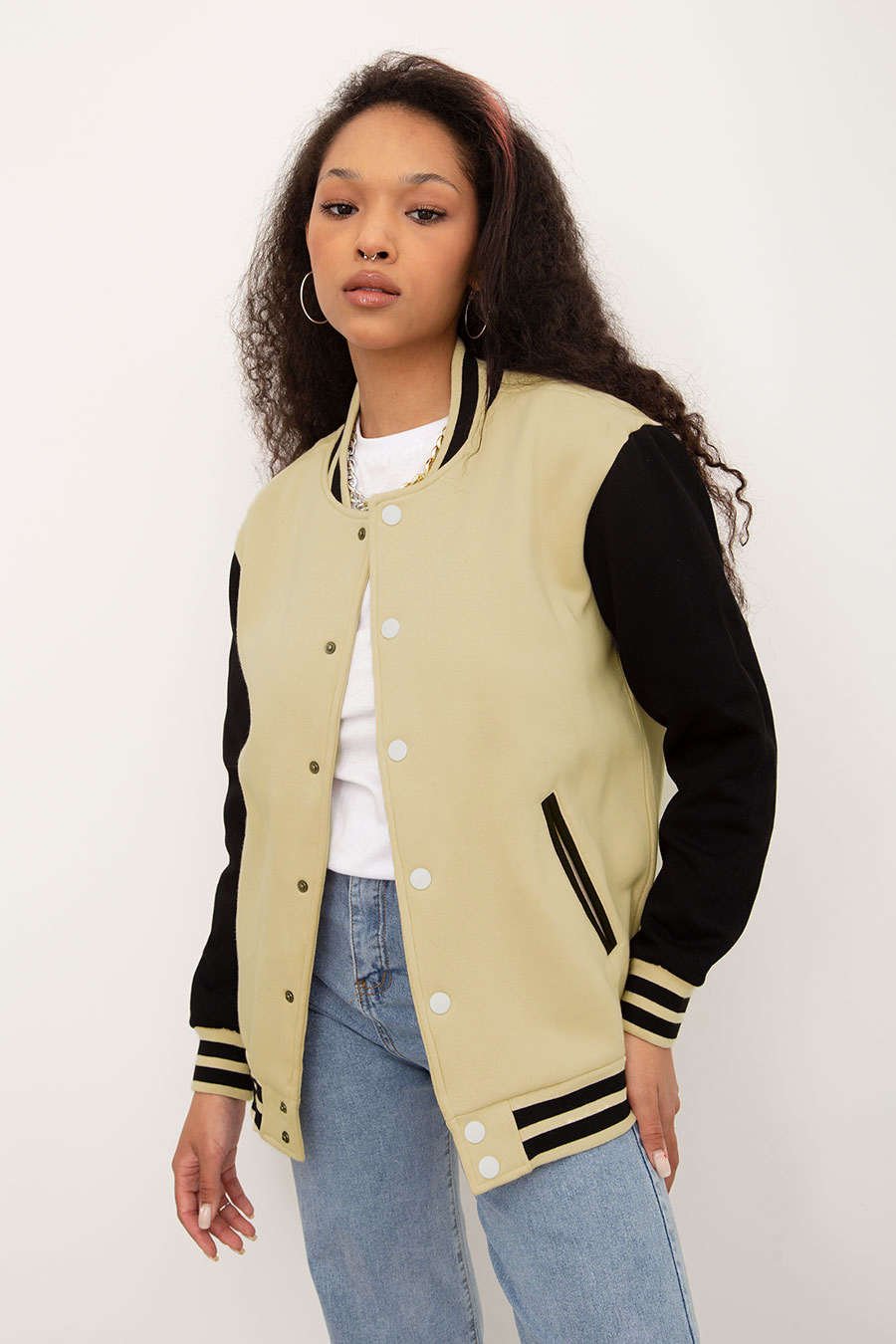 Varsity Classic Jacket V3 Beige 10-73