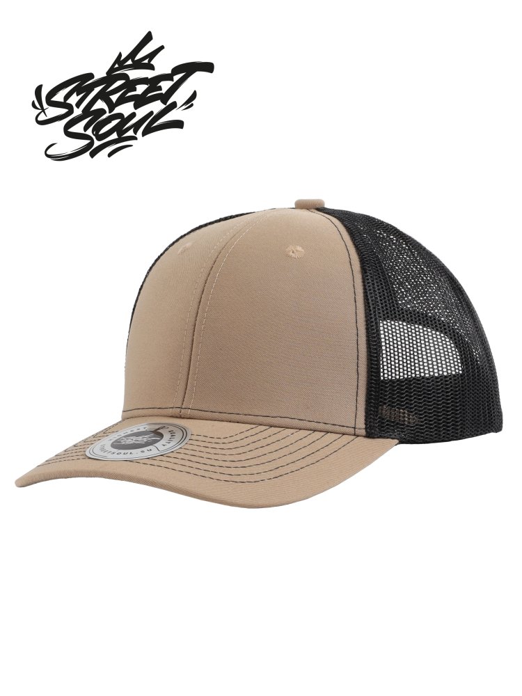 Bejsbolka_s_setkoj_Street_Soul_pesochnyj_haki_s_chyornoj_setkoj-0