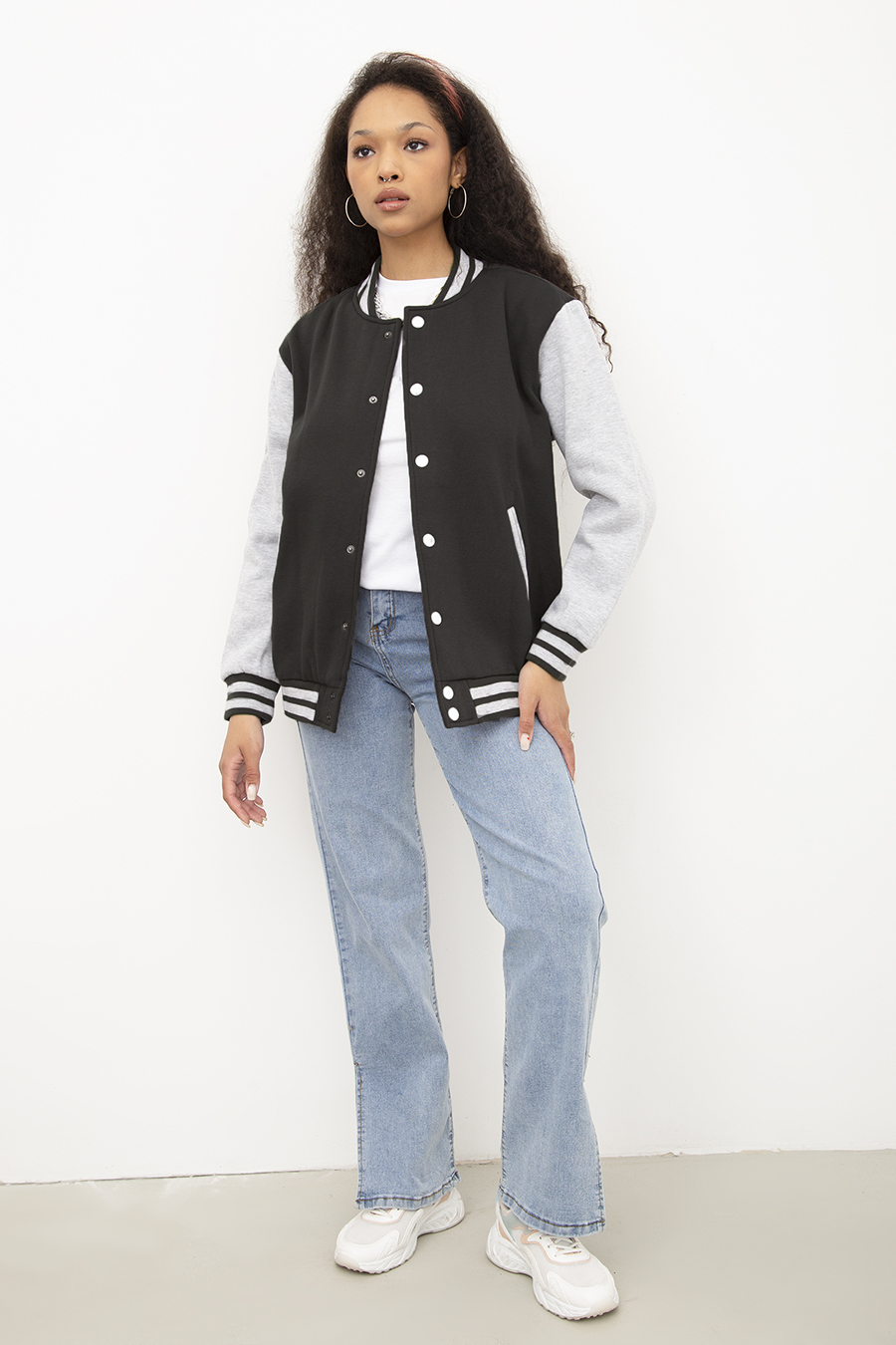 Varsity Classic Jacket V3 Dark Grey 78-63